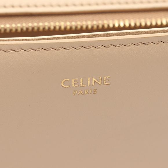 Celine Bag Triomphe leather beige Shoulder - Picture 4 of 7